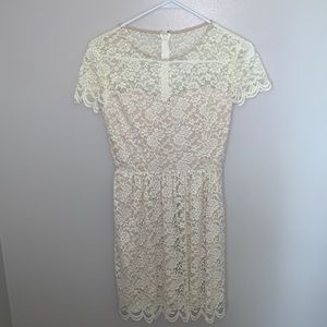 Express white lace dress